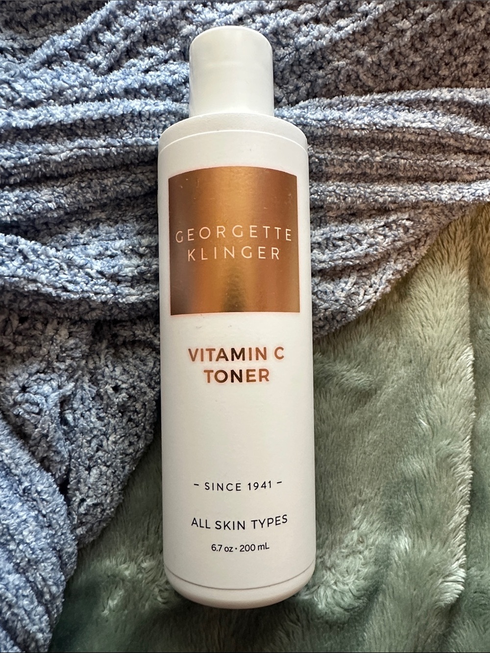 Georgette Klinger Vitamin C Toner — White Bottle with Gold Label
